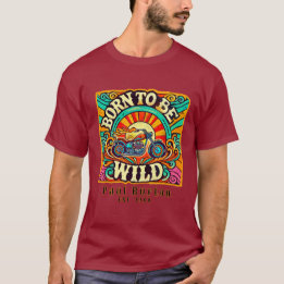 Born to Be Wild Retro Biker T-Shirt