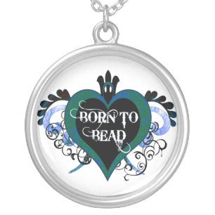 Born to Bead necklace (blue)