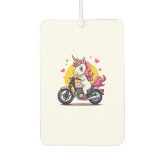 Born To Bike Unicorn I Motorcycle Fan Biker Fun Ta Air Freshener
