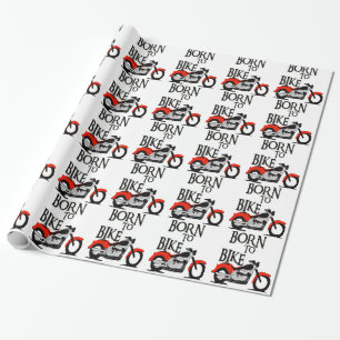Born to Bike Wrapping Paper
