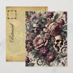 Born to Bloom – Gothic Victorian  Holiday Postcard