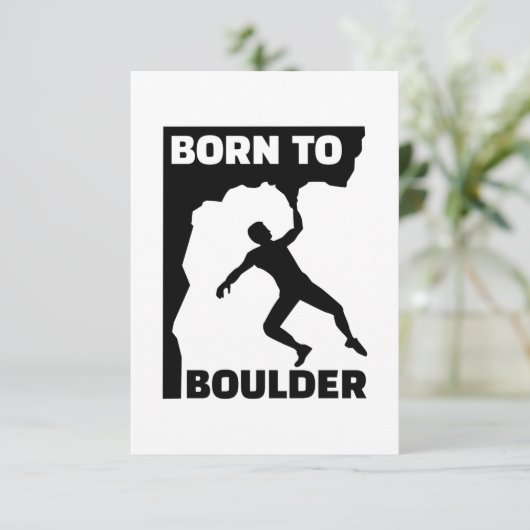 Born to Boulder (Standing Front)