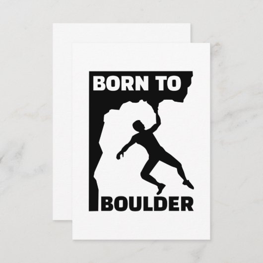 Born to Boulder (Front/Back)