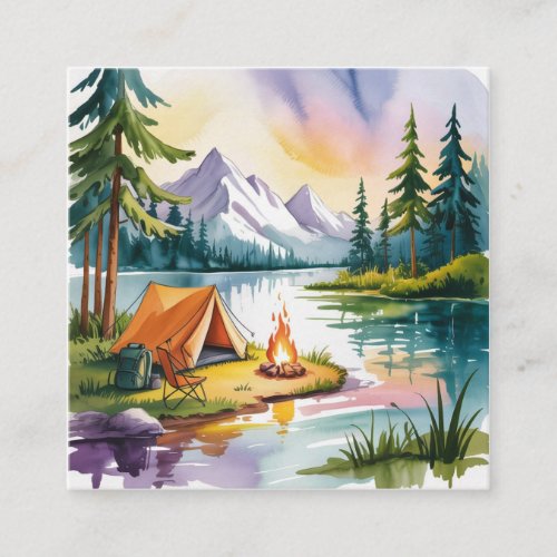 Born to Camp Enclosure Card