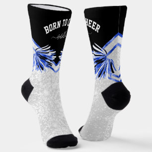 Born to Cheer / Dance - Blue Socks