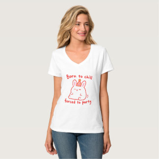 Born To Chill Party Bunny T-Shirt