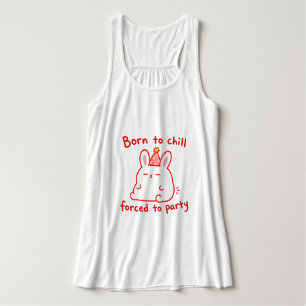 Born To Chill Party Bunny Tank Top
