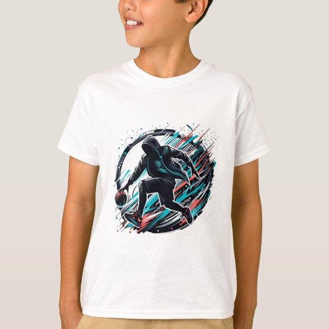 Born to Compete Kids T-Shirt - Sports Design (Front)