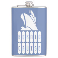 Born to Cruise. A Gift for the Cruise Lover Flask