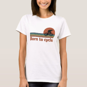 Born to cycle vintage cycling saying T-Shirt