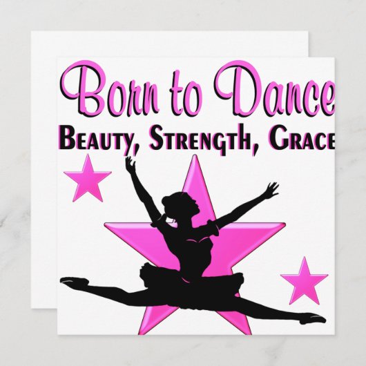 BORN TO DANCE (Front/Back)