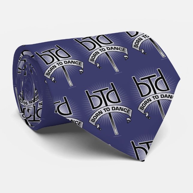 Born To Dance (basic) Neck Tie (Rolled)