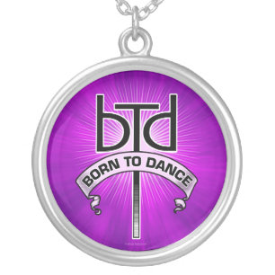 Born To Dance (basic) Silver Plated Necklace