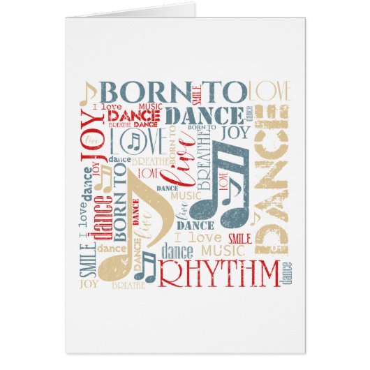Born to Dance Blue ID277 Cards (Front)