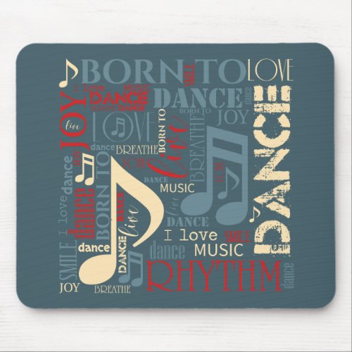 Born to Dance Blue ID277 Mouse Pad