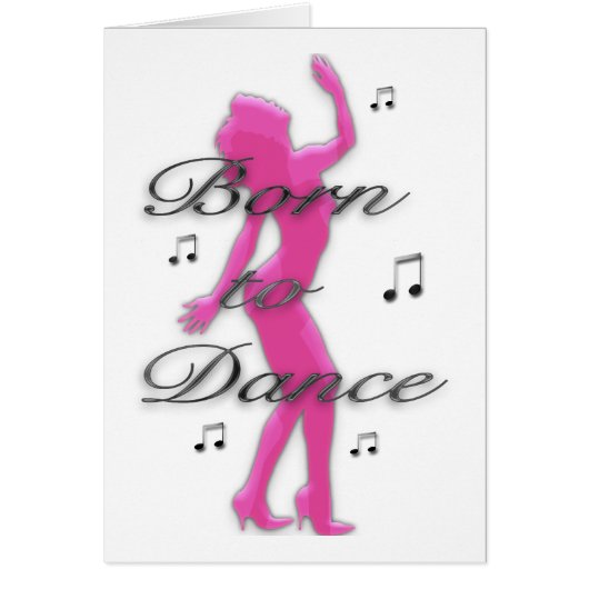 Born To Dance Cards (Front)