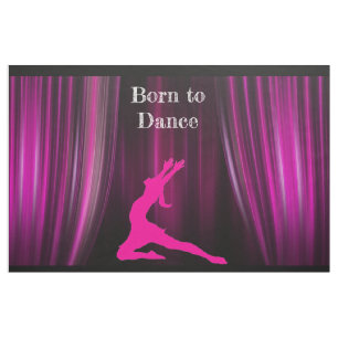 Born to Dance Large Print Fabric