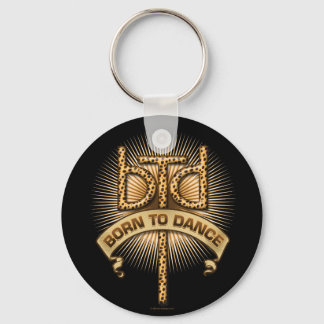 Born To Dance (leopard) Keychain