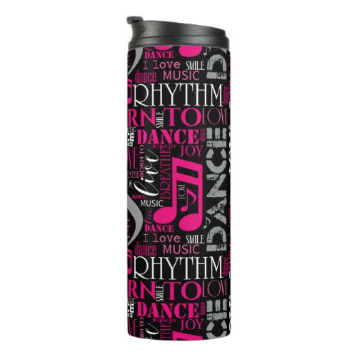 Born to Dance Pink ID277 Thermal Tumbler