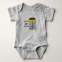 Born to Disc Golf baby onsie body suit Baby Bodysuit