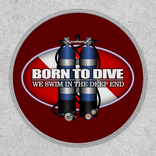 Born To Dive ST Sticker Patch