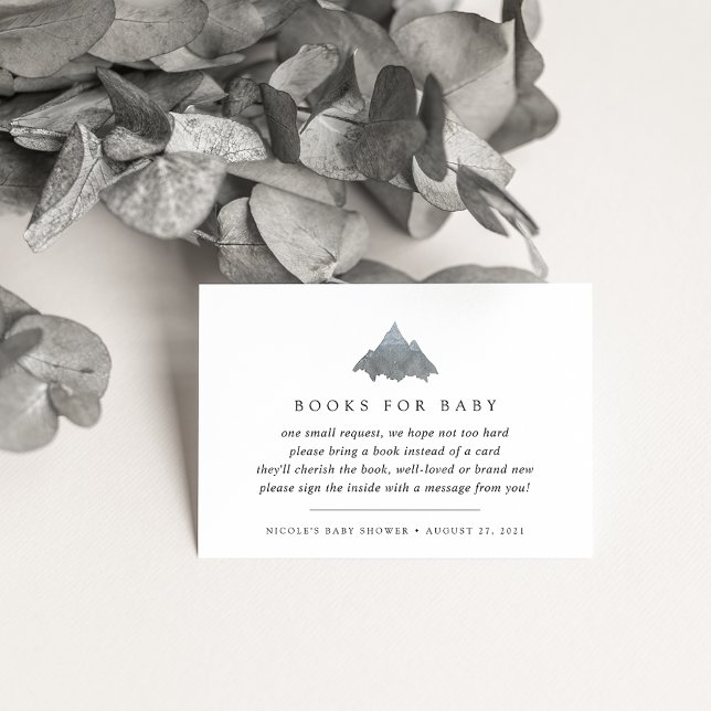 Born to Explore Baby Shower Book Request Cards (Creator Uploaded)
