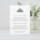 Born to Explore Baby Shower Insert Card (Standing Front)