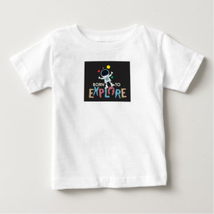 Born to Explore I Cute Astronut Adventure Tee
