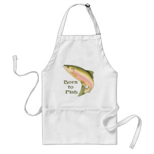 Born to Fish Adult Apron