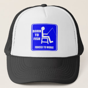 Born To Fish Fishing T-shirts Gifts Trucker Hat