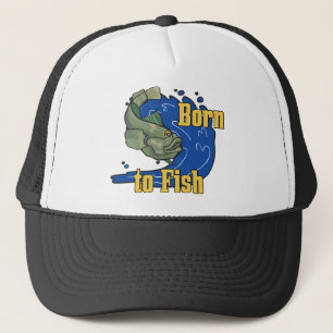 Born to Fish Fishing TShirt Trucker Hat