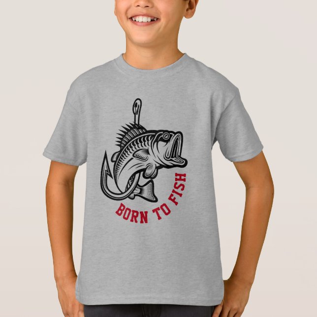 Born To Fish T-Shirt (Front)