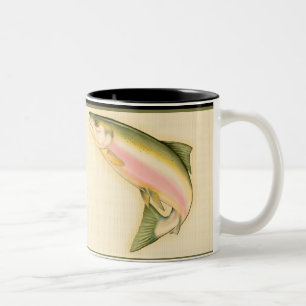 Born to Fish Two-Tone Coffee Mug