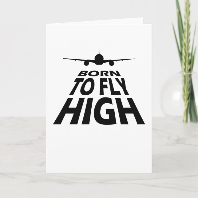 Born To Fly Pilot Card (Front)