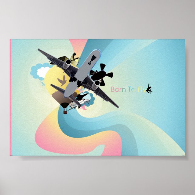 Born To Fly Poster (Front)