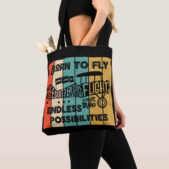 Born To Fly Tote Bag (Creator Uploaded)