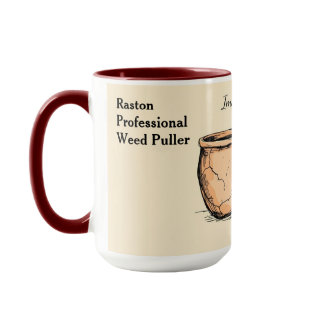 Born to Garden Botanical Illustration Gift Mug