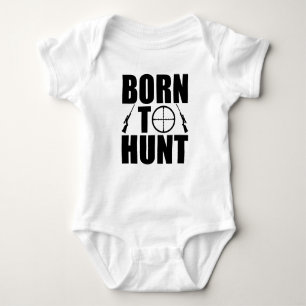 Born To Hunt with Guns & Scopes Baby Bodysuit