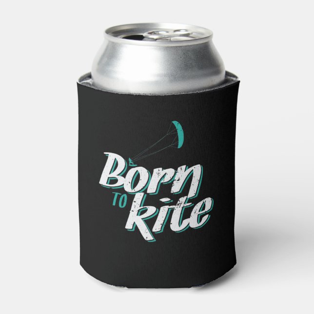 Born to Kite Can Cooler (Can Front)