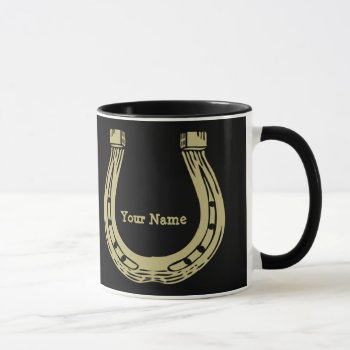 Born To Love Horses Add Your Name  Mug by horsesense at Zazzle