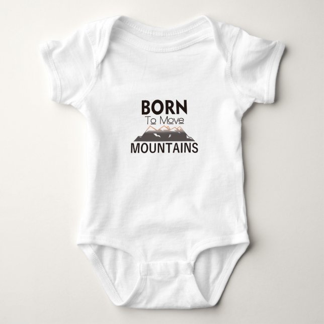 Born To Move Mountain Bodysuit (Front)