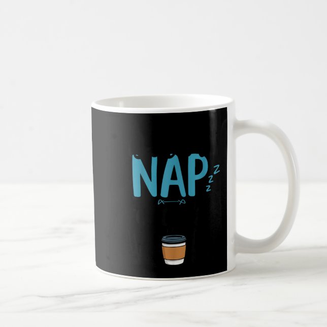 Born To Nap Forced To Work Funny Napng And Coffee  Mug (Right)