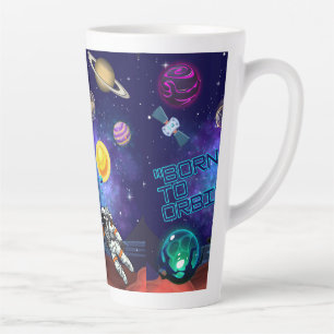 BORN TO ORBIT LATTE MUG