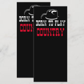 Born to play country (Front/Back)