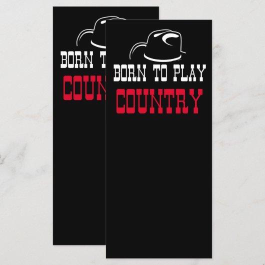 Born to play country (Front/Back)
