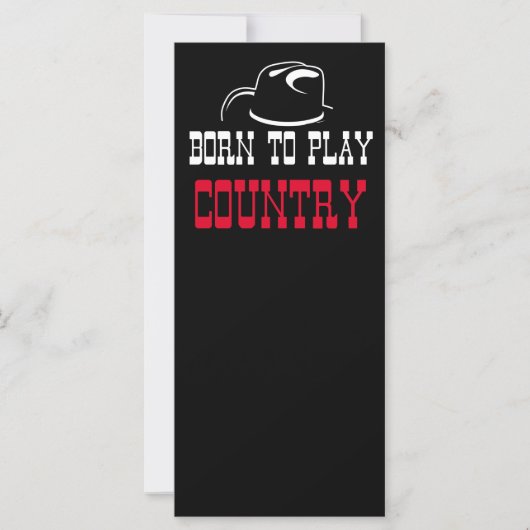 Born to play country (Front)