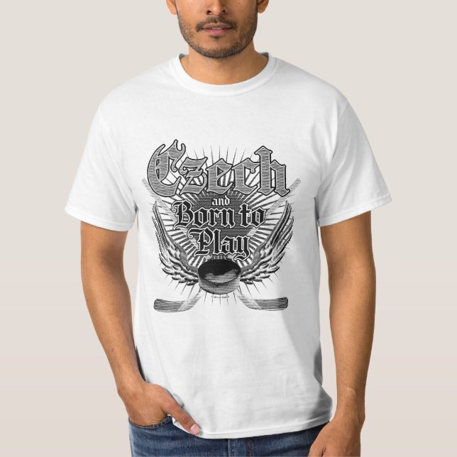 Born To Play (Czech) T-Shirt (Front)