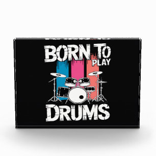 Born To Play Drums Photo Block