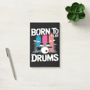 Born To Play Drums Post-it Notes