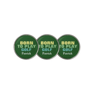 Born to Play Golf Golfer Ball Marker